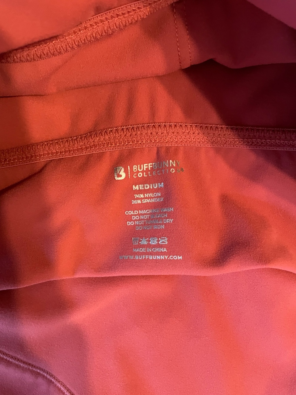 BuffBunny Orange Athletic Set, Size M - Picture 2 of 5